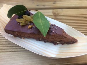 Incredible chocolate pie at #RAW VEGAN FIRENZE in Florence