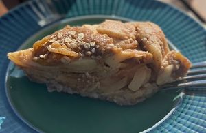 Apple cake   at #RAW VEGAN FIRENZE in Florence