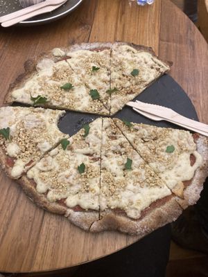 Pizza raw   at #RAW VEGAN FIRENZE in Florence