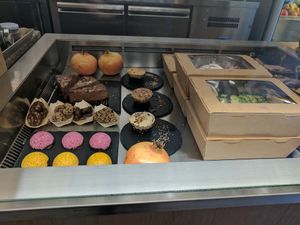 Selection of desserts at #RAW VEGAN FIRENZE in Florence