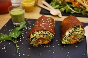 Tex mex wrap at #RAW VEGAN FIRENZE in Florence