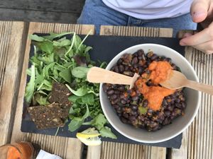 Taco bowl for 8,50€ at #RAW VEGAN FIRENZE in Florence