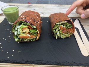 Wrap at #RAW VEGAN FIRENZE in Florence