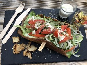 Vegan taco at #RAW VEGAN FIRENZE in Florence