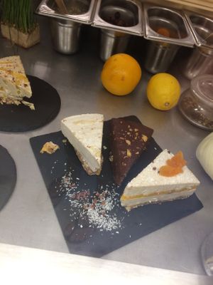 Cakes  at #RAW VEGAN FIRENZE in Florence