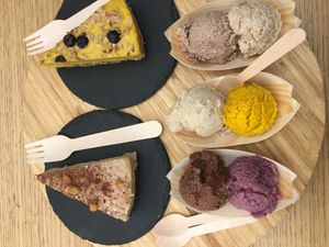 Granitas and desserts at #RAW VEGAN FIRENZE in Florence