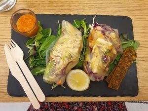 Summer rolls at #RAW VEGAN FIRENZE in Florence