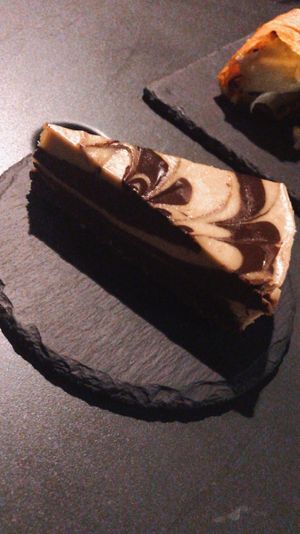 Peanut butter chocolate cake at #RAW VEGAN FIRENZE in Florence