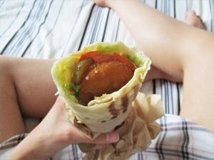 Wrap cheesy at Paulette in the Truck in Issy-les-moulineaux