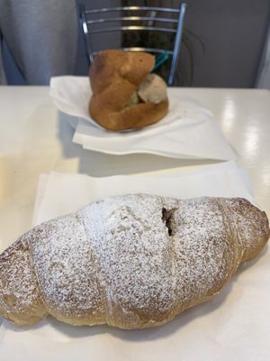 Croissant  at Bar Dolcezza in Catania