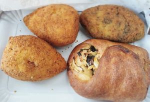 Arancini at Bar Dolcezza in Catania