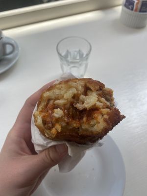 Vegan Arancini  at Bar Dolcezza in Catania