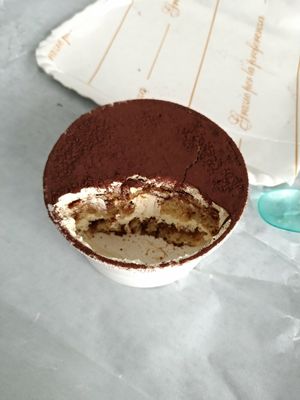 tiramisù at Bar Dolcezza in Catania