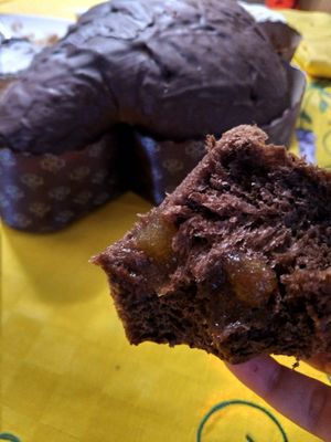 colomba alla sacher at Bar Dolcezza in Catania