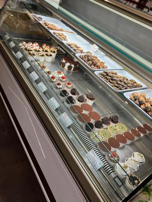 Just one of the three displays at Bar Dolcezza in Catania