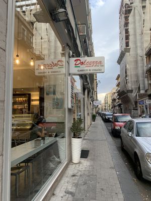 Outside  at Bar Dolcezza in Catania