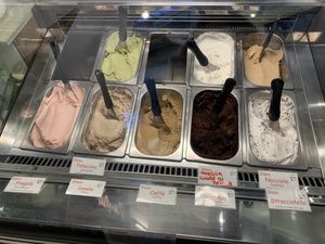 All vegan ice cream    at Bar Dolcezza in Catania