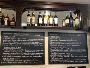 Lunch menu, vegan and non-vegan    at Bar Dolcezza in Catania