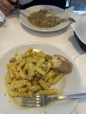 Vegan carbonara   at Bar Dolcezza in Catania