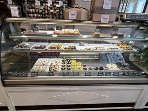 Desert case   at Bar Dolcezza in Catania