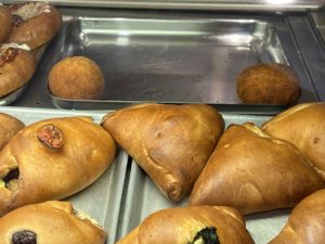 Non-dessert pastries   at Bar Dolcezza in Catania