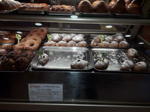 Vegan brioches at Bar Dolcezza in Catania