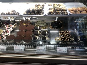 Selection of sweets at Bar Dolcezza in Catania