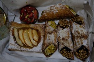 Desserts at Bar Dolcezza in Catania