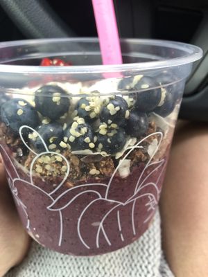 Go to chocolate açaí bowl  at Rise Up in San Antonio