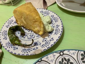 La tortilla de patatas  at La Veganesa in Cadiz