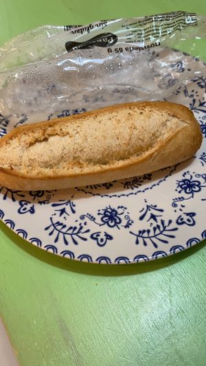 Pan sin gluten  at La Veganesa in Cadiz