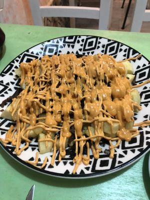 Patatas bravas  at La Veganesa in Cadiz