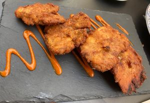 Kentucky Fried mushroom  at La Veganesa in Cadiz