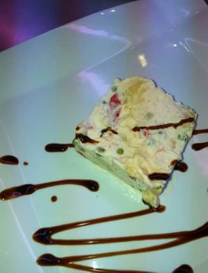 Vegan potato salad. at La Veganesa in Cadiz