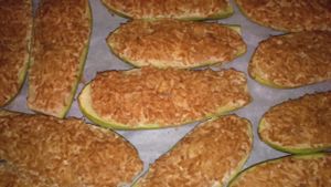 Calabacin relleno de tofu y arroz.  at La Veganesa in Cadiz