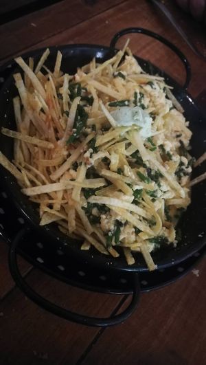 Sartén de revuelto at La Veganesa in Cadiz