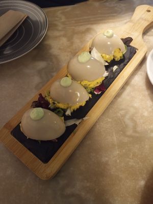 Huevos rellenos at La Veganesa in Cadiz