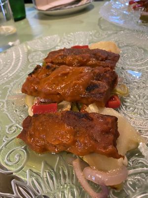 Barbecue seitan   at La Veganesa in Cadiz