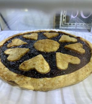 Red berry tart  at La Veganesa in Cadiz