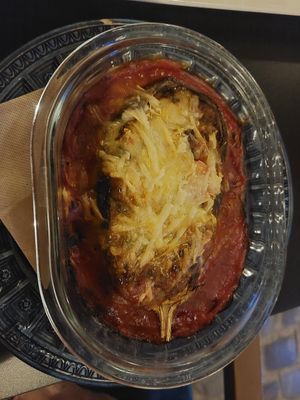 Beetroot with cheese at La Veganesa in Cadiz