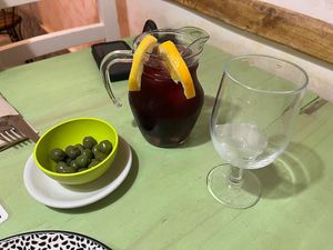 Sangria at La Veganesa in Cadiz