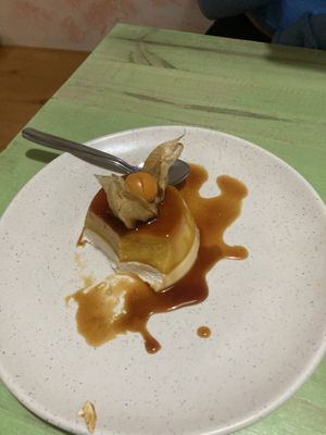 Tocino de cielo  at La Veganesa in Cadiz