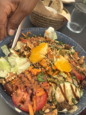 Moroccan sald  at La Veganesa in Cadiz