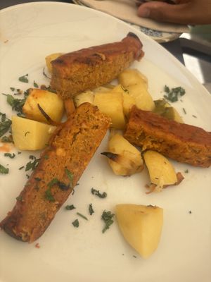 Bbq seitan   at La Veganesa in Cadiz
