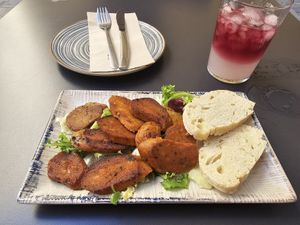 Vegan chorizo at La Veganesa in Cadiz