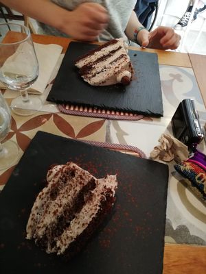 Torta di cioccolato at La Veganesa in Cadiz