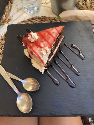 Cake  at La Veganesa in Cadiz