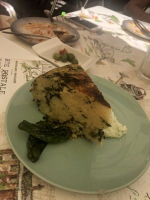 Amazingly good Spanish omelette/tortilla honestly can’t believe it’s vegan  at La Veganesa in Cadiz