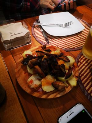 "pulpo" a la gallega at La Veganesa in Cadiz