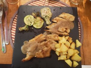 Chicken at La Veganesa in Cadiz